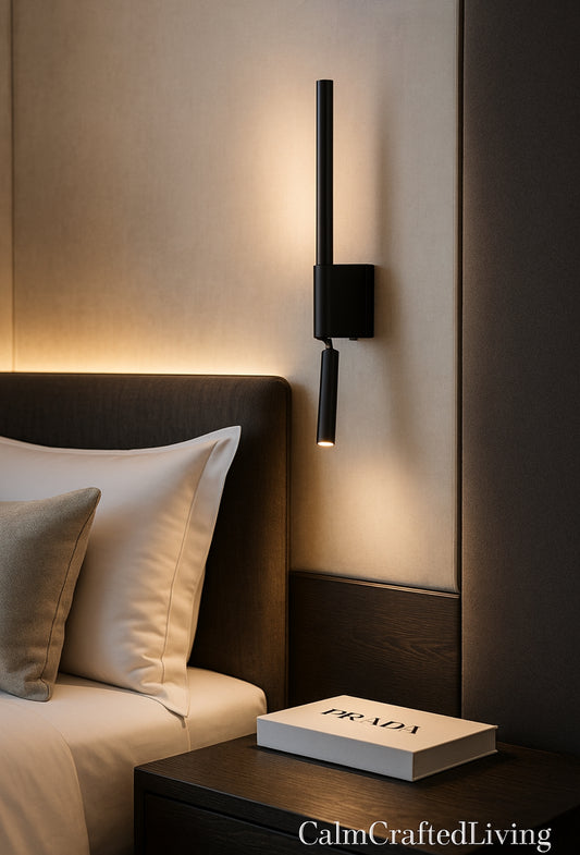 Modern LED Wall Sconce – Minimalist Lighting for Bedroom or Living Room