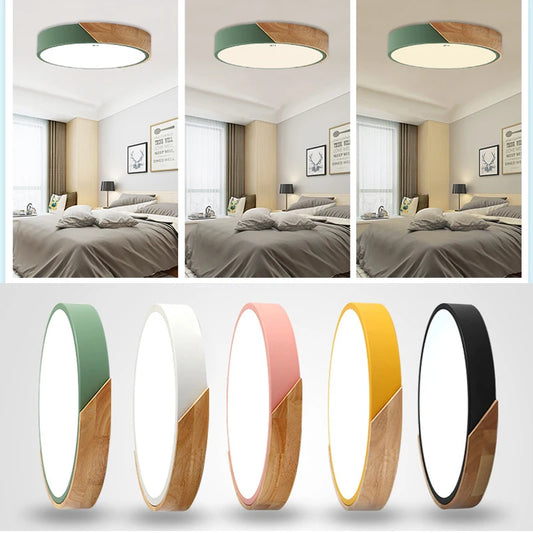 Modern LED Ceiling Light – Flush Mount Lamp for Bedroom, Living Room, Hallway, Balcony